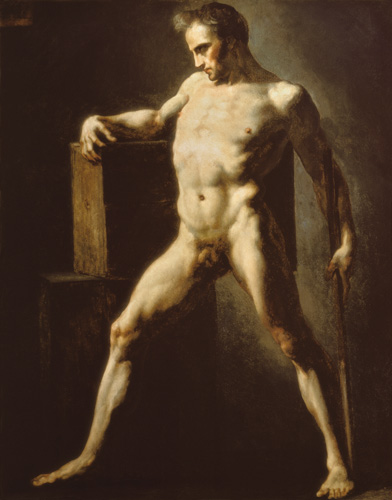 Nudo maschile a Jean Louis Théodore Géricault
