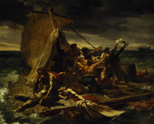 Study for The Raft of the Medusa (oil on canvas) a Jean Louis Théodore Géricault