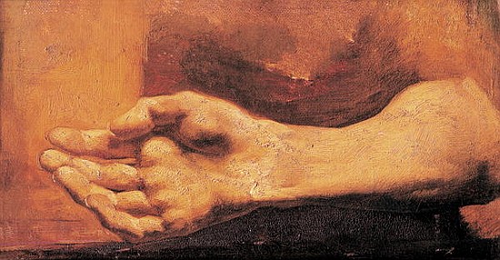 Study of a Hand and Arm a Jean Louis Théodore Géricault