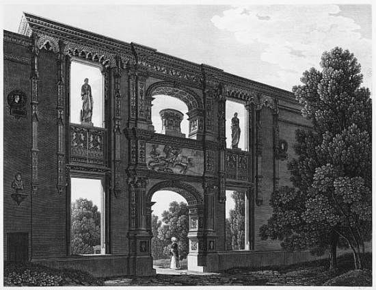 Arch of Gaillon, Musee des Monuments Francais, Paris, illustration from ''Vues pittoresques et persp a Jean Lubin Vauzelle