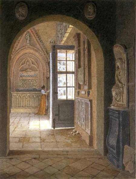A Room in the Convent of the Petits Augustins a Jean Lubin Vauzelle