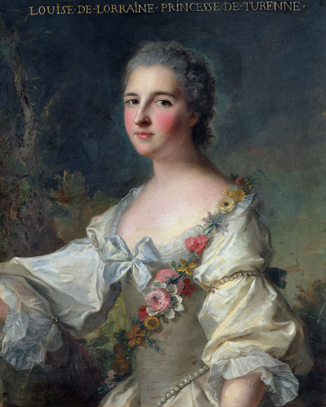 Louise-Henriette-Gabrielle de Lorraine (1718-88) Princess of Turenne and Duchess of Bouillon a Jean Marc Nattier