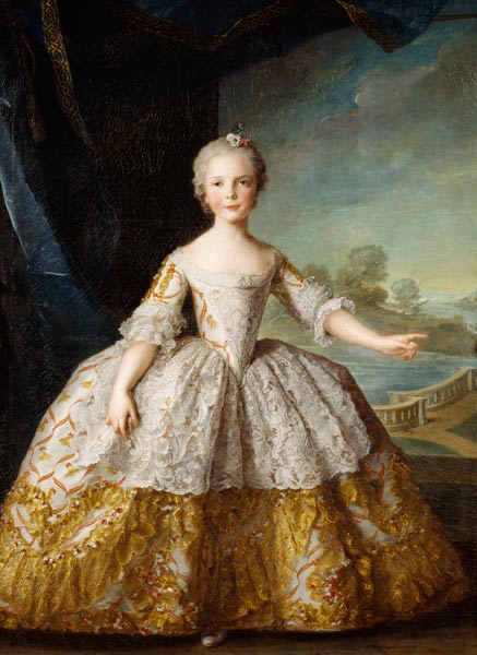 Infanta Isabelle de Bourbon-Parme (1741-63) a Jean Marc Nattier