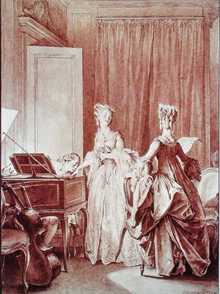 The Harpsichord a Jean Michel the Younger Moreau