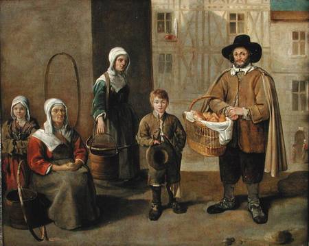The Bread Seller and Water Carriers a Jean Michelin