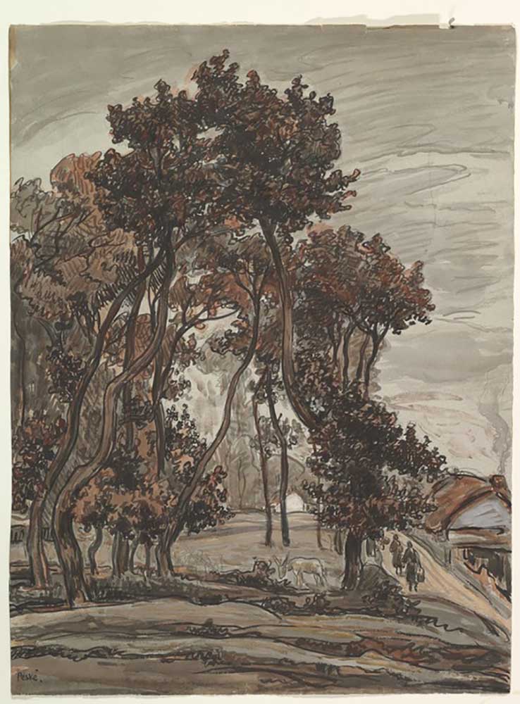 Landscape near Saint Jean de Mont a Jean Misceslas Peske