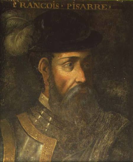 Portrait of Francisco Pizarro (c.1478-1541) Spanish conqueror of Peru a Jean Mosnier