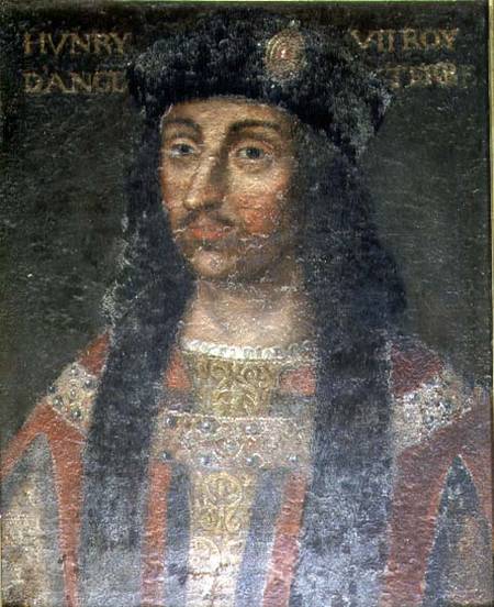 Portrait of Henry VII (1457-1509) a Jean Mosnier