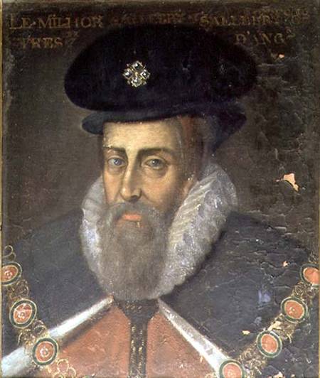 Portrait of Robert Cecil (c.1563-1612) 1st Earl of Salisbury and 1st Viscount Cranborne a Jean Mosnier