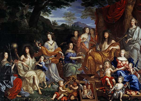 The Family of Louis XIV (1638-1715) 1670  (for details see 39054-39055) a Jean Nocret