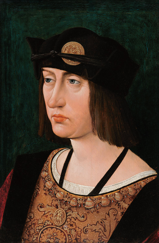 Portrait of Louis XII, King of France (1498-1515) a Jean Perreal