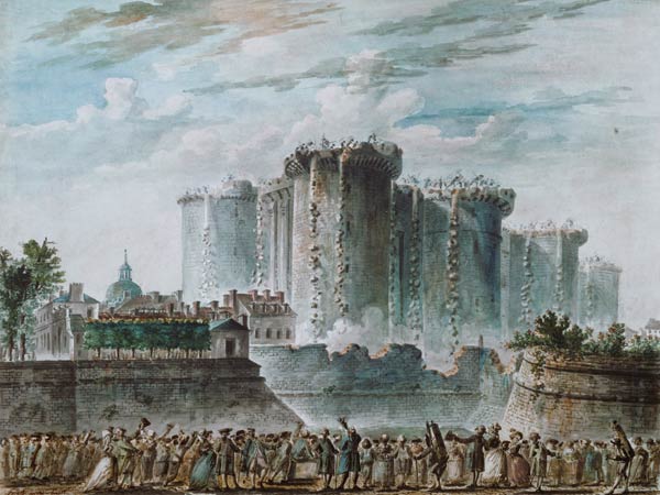 The Destruction of the Bastille, 14th July 1789 a Jean-Pierre Houel