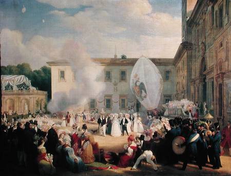 Francois Rene (1768-1848) Vicomte de Chateaubriand, Receiving the Grand Duchess Elena of Russia (180 a Jean Pierre Norblin