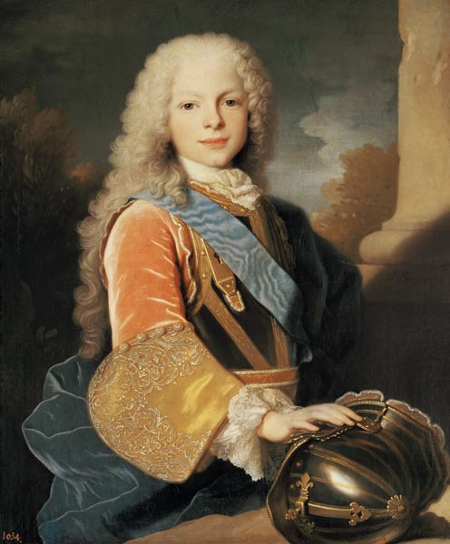 Portrait of Ferdinand de Bourbon and Savoy (1713-59) Prince of Asturias a Jean Ranc