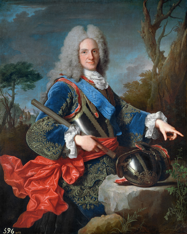 Portrait of Philip V (1683-1746) a Jean Ranc
