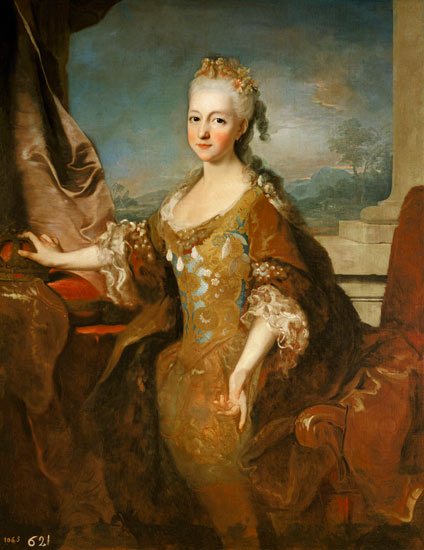 Portrait of Louise-Elisabeth d'Orleans (1709-42) a Jean Ranc