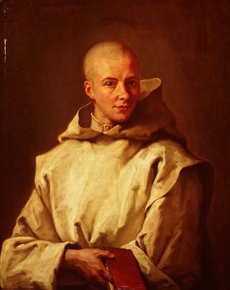 Portrait of Dom Baudouin du Basset of Gaillon a Jean Restout