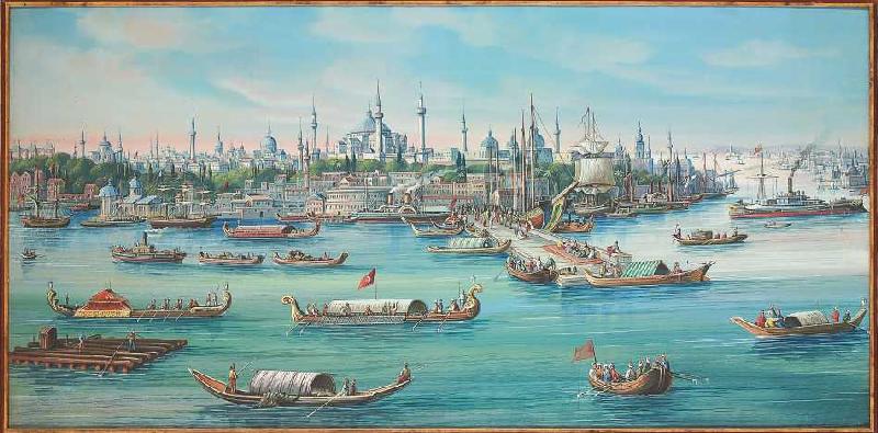 Ansicht von Konstantinopel vom Wasser aus a Jean Spath