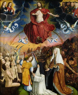 The Last Judgement (oil on panel) a Jean the Elder Bellegambe