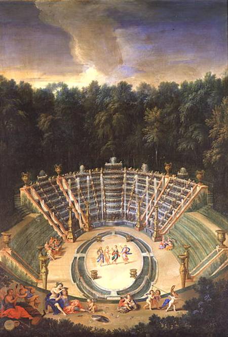 View of the Salle de Bal with a Performance of 'Rinaldo and Armida' a Jean the Younger Cotelle