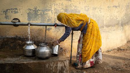 Get water for cooking