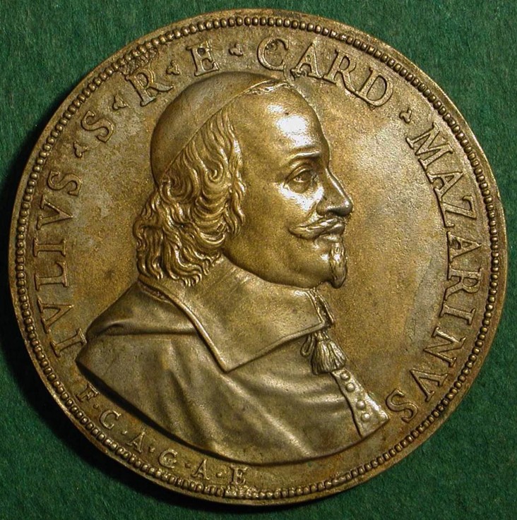 Medal Cardinal Mazarin a Jean Warin