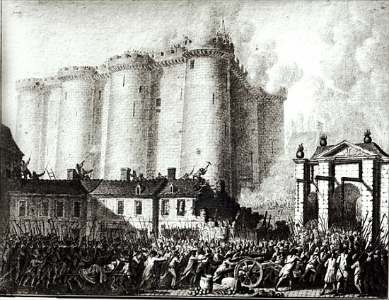 Siege of the Bastille, 14th July 1789 a Jean Louis the Younger Prieur