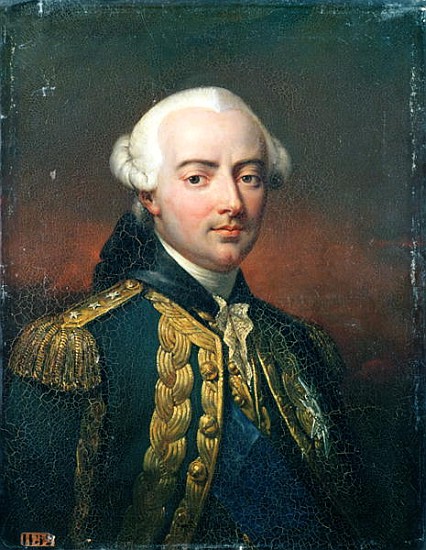 Portrait of Charles Henri (1729-94) Count of Estaing a Jean Pierre Franque