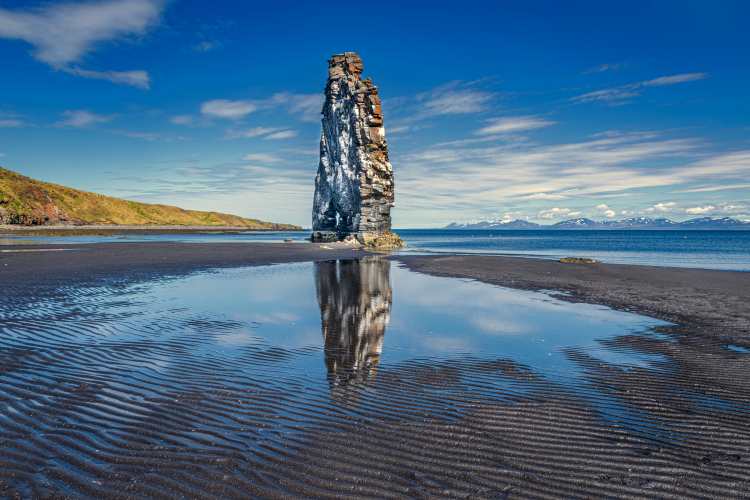 dinosaur rock in northwestern Iceland a Jeffrey C. Sink