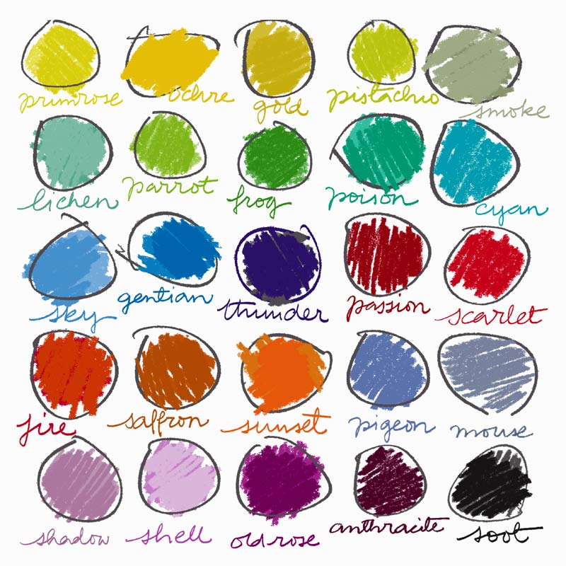 Colour Palette a Jenny Frean