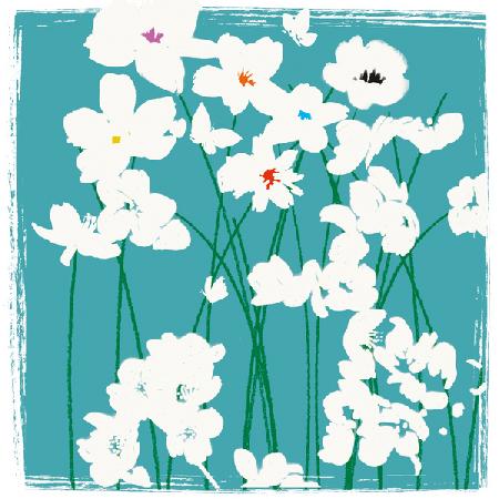 Turquoise Flowers