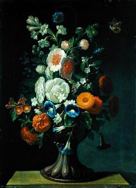 Still Life with Flowers a Jens Juel