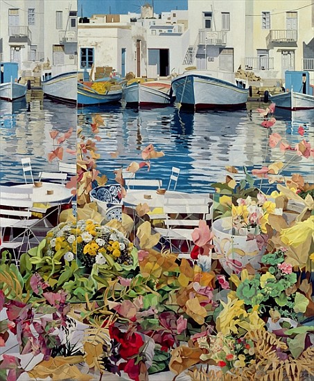 Paros, 1985 (oil on canvas)  a Jeremy  Annett