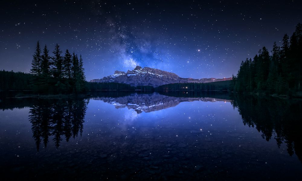 Perfect Two Jack Lake Reflection a Jesus M. Garcia