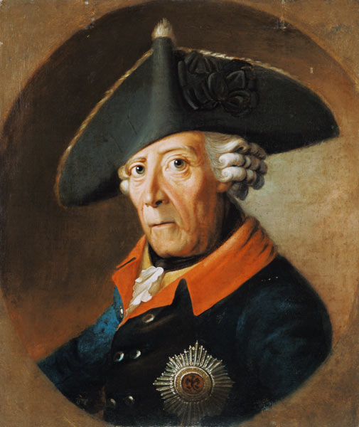 Frederick II the Great of Prussia, a J.H.C. Franke