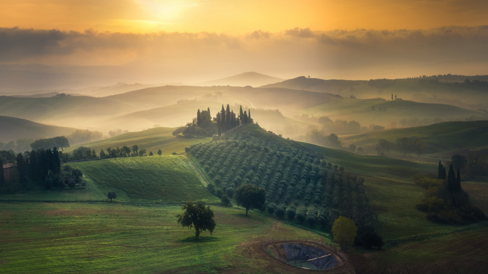 Tuscany Morning a Jianping Yang