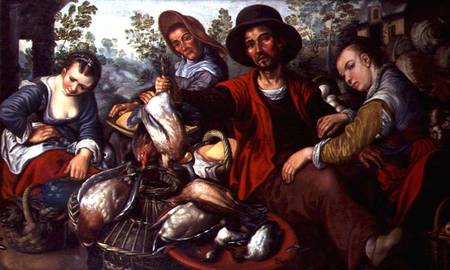 The Game Stall a Joachim Beuckelaer or Bueckelaer