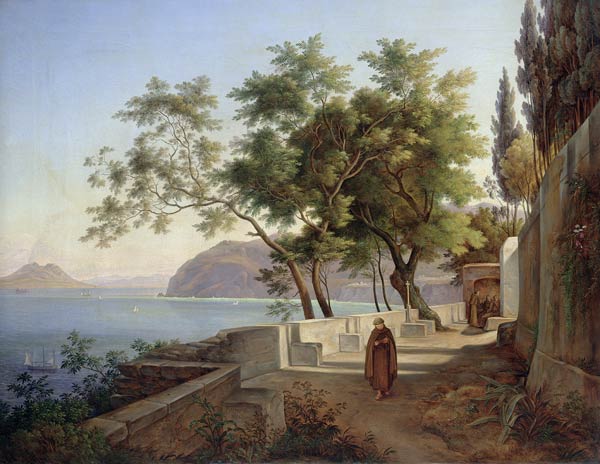 The Terrace of the Capucins in Sorrento a Joachim Faber