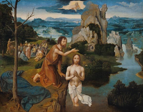 The Baptism of Christ a Joachim Patinir