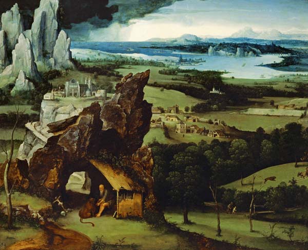 Landscape With Saint Jerome a Joachim Patinir