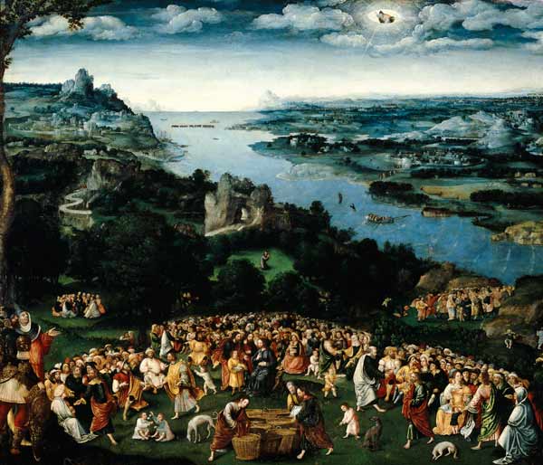 The Feeding of the Five Thousand a Joachim Patinir