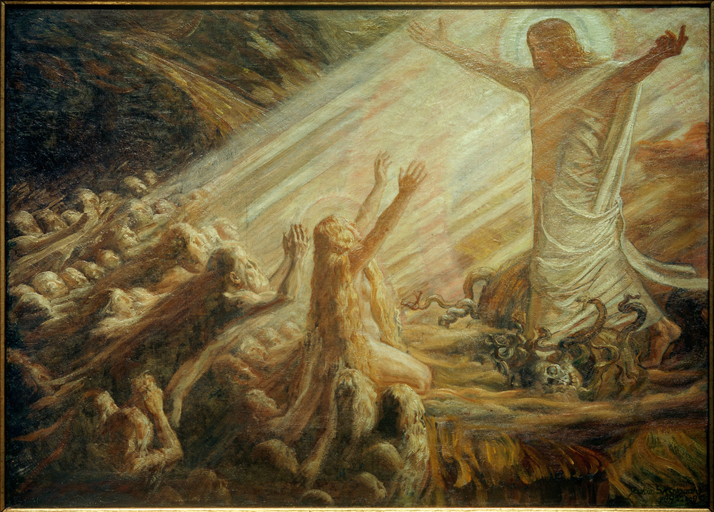 Christus im Reich der Toten a Joakim Skovgaard