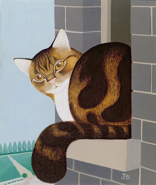 Cat on a Window Sill a Joan Freestone