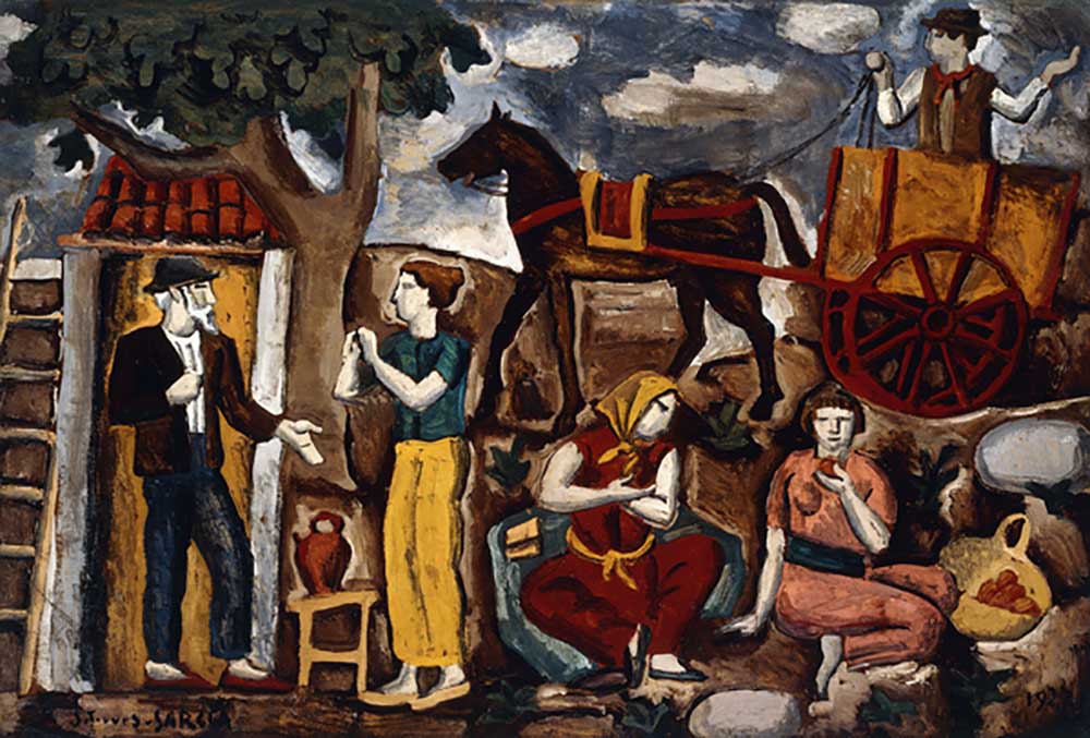Gypsies, 1927 a Joaquin Torres-Garcia