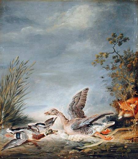 Fox and Waterfowl a Joh. Friedrich August Tischbein