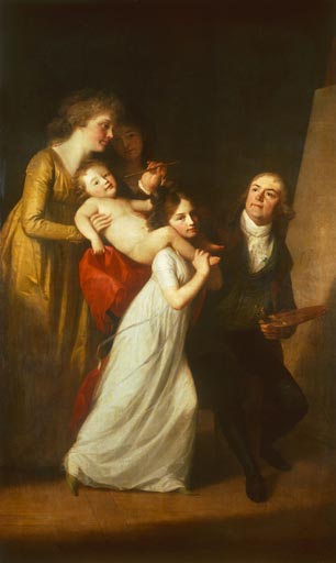 Joh.Friedr.Aug.Tischbein, Familienbild a Joh. Friedrich August Tischbein