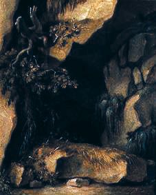 Rock cave a Joh. Heinrich Wilhelm Tischbein