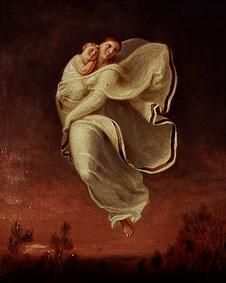 Unresolved female figure with a sleeping child a Joh. Heinrich Wilhelm Tischbein