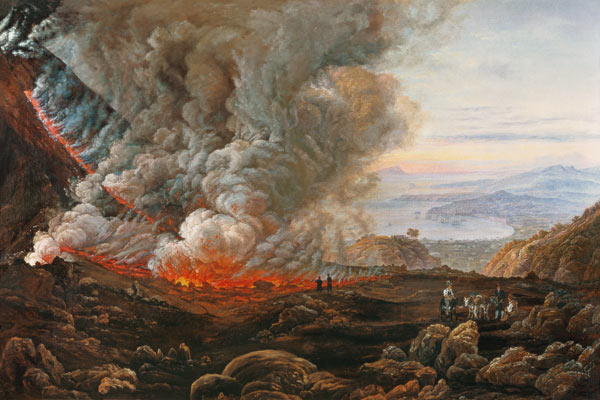 Outbreak of the Vesuvs a Johan Christian Clausen Dahl