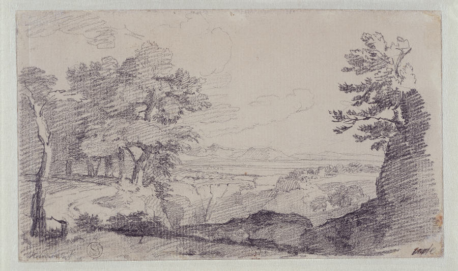 View on a plain a Johan Christian Clausen Dahl